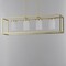 Maxim Lighting Lateral 4-Light Linear Pendant, Satin Brass 10288SWSBR - alternate 3
